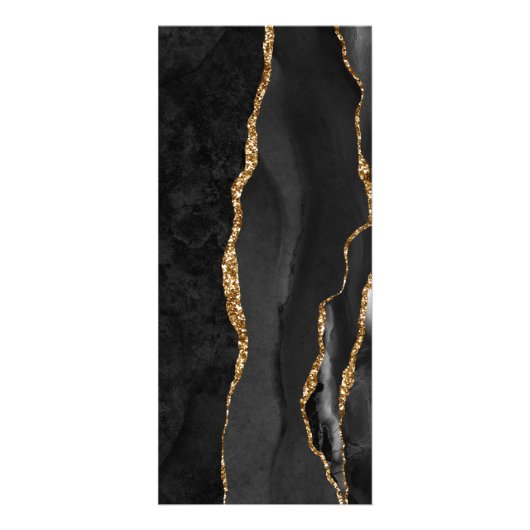 Menu Black & Gold Agaat (Achterkant)