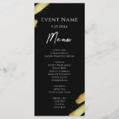 Menu Black Gold Event (Voorkant)