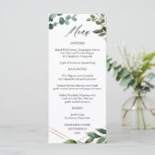 Menu Bladeren en Eucalyptus Gold (Staand voorkant)