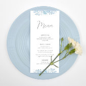 Menu Blauwe Eucalyptus Weddenschap