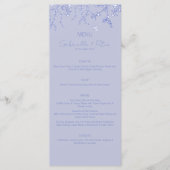 Menu Blue Chinoiserie Wedding (Voorkant)