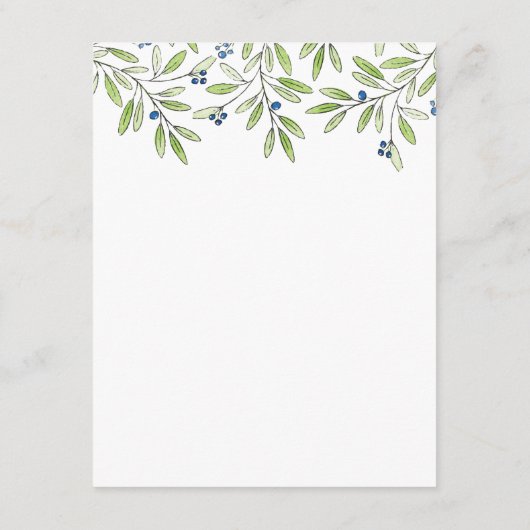 Menu Blueberry Foliage Menu Invoegen 2 (Achterkant)