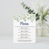 Menu Blueberry Foliage Menu Invoegen 2 (Staand voorkant)