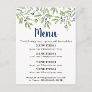 Menu Blueberry Foliage Menu Invoegen 2