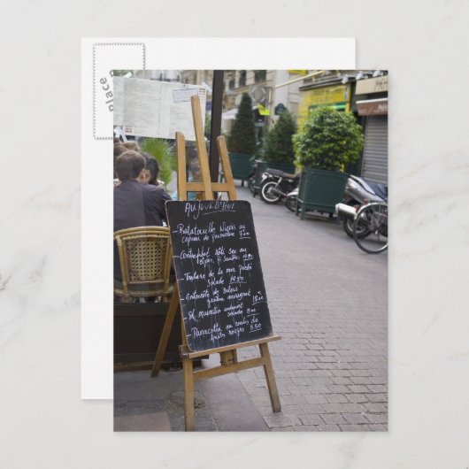 Menu Board of Bistro (Voorkant / Achterkant)