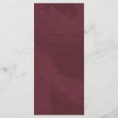 Menu Bourgogne en Gold Glitter Pocket (Achterkant)