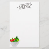 Menu Briefpapier (Voorkant)