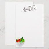 Menu Briefpapier (Voorkant / Achterkant)