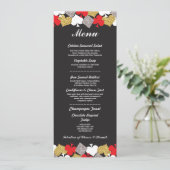 Menu Bruiloftsreceptie Las Vegas Casino Kaart (Staand voorkant)