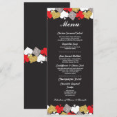 Menu Bruiloftsreceptie Las Vegas Casino Kaart (Voorkant / Achterkant)
