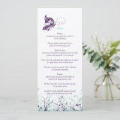 Menu ~ Butterfly Garden 9 (Staand voorkant)