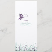 Menu ~ Butterfly Garden 9 (Achterkant)