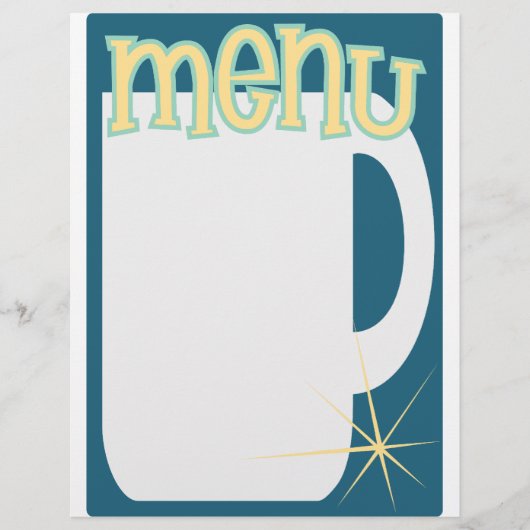 Menu Cafe (Voorkant)