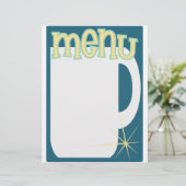 Menu Cafe (Staand voorkant)