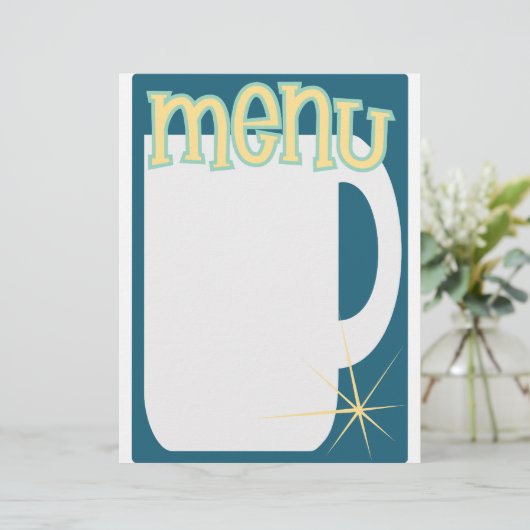 Menu Cafe (Staand voorkant)