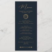 Menu Celestial Sun en Moon (Voorkant)