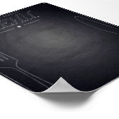 Menu Chalkboard Poster (Hoek)