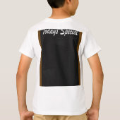 Menu Chalkboard T-shirt (Achterkant)