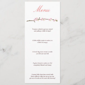 Menu Cherry Blossom Branch (White)