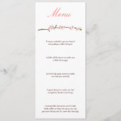Menu Cherry Blossom Branch (White) (Voorkant)