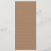 Menu Chic Floral Reception - Dark Wine Accent (Achterkant)