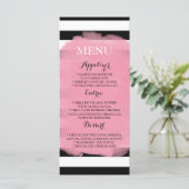 Menu Chic Stripes (Staand voorkant)