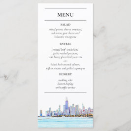 Menu Chicago Skyline Reception