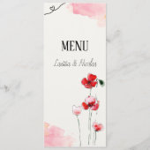 Menu "Coquelicots" (Voorkant)
