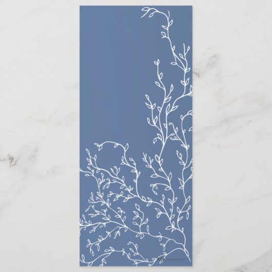 Menu Cosmos Baptism (Achterkant)