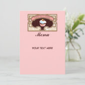 Menu Cupcake Confections Sign  Style (Staand voorkant)