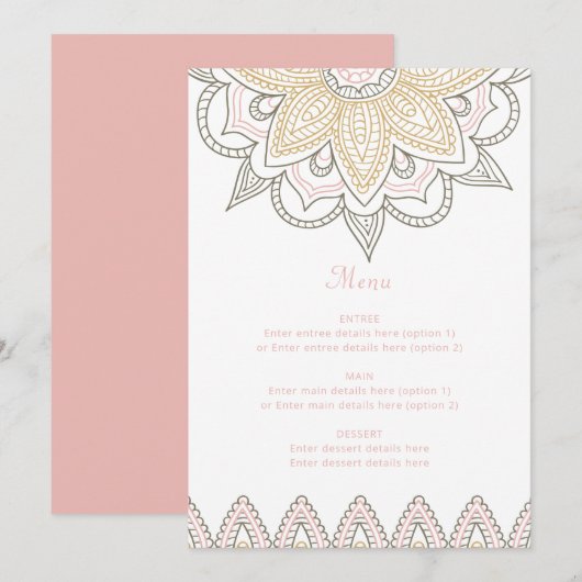 Menu_Custom voor Clary Kaart (Voorkant / Achterkant)
