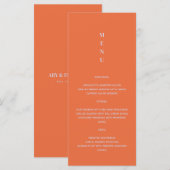 Menu Daisy Wedding (Voorkant / Achterkant)