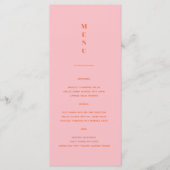 Menu Daisy Wedding (Voorkant)