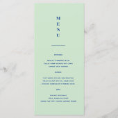 Menu Daisy Wedding (Voorkant)