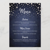 Menu Denim en Pearls (Voorkant)