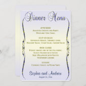 Menu Diner (Voorkant / Achterkant)