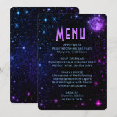 Menu Diner | Galaxy (Voorkant / Achterkant)