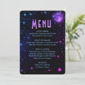 Menu Diner | Galaxy (Staand voorkant)