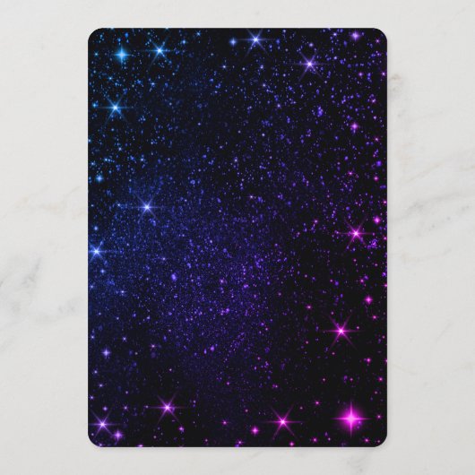 Menu Diner | Galaxy (Achterkant)