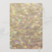 Menu Diner | Gold Bokeh Lights (Achterkant)