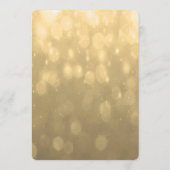 Menu Diner | Golden Bokeh (Achterkant)