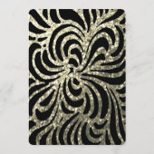 Menu Diner | Goud en zwart (Achterkant)