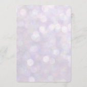 Menu Diner | Lavender Bokeh (Achterkant)