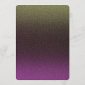 Menu Diner | Paarse en gouden (Achterkant)