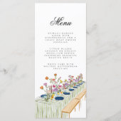 Menu Diner | Poppy + Patrick (Voorkant)