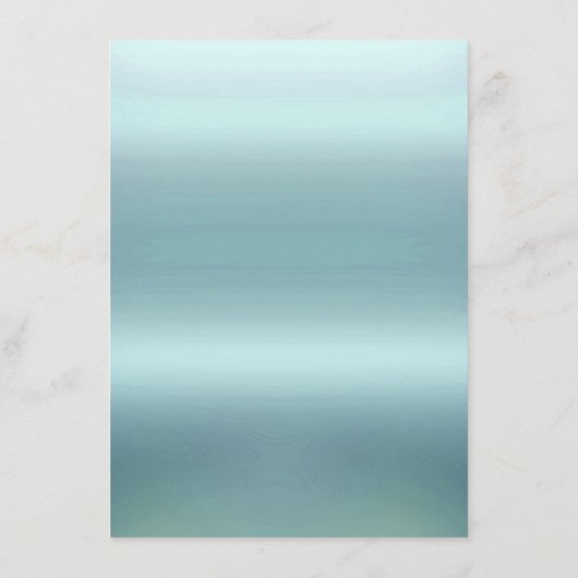 Menu Diner | Satijn Blauwgroen (Achterkant)