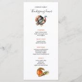 menu diner Thanksgiving Wild Turkije (Voorkant)