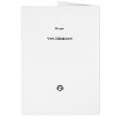 Menu Dinerkaart Zilver Blauw Diamant (Achterkant)