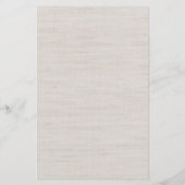 Menu Dinner Burlap en Lace Wedding (Achterkant)