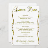 Menu Dinner | Glitter (Voorkant / Achterkant)